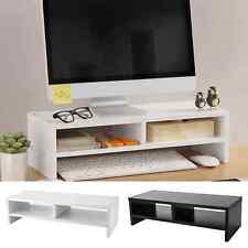 Computer Desktop Monitor Stand Laptop TV Display Screen Riser Shelf Rack UK