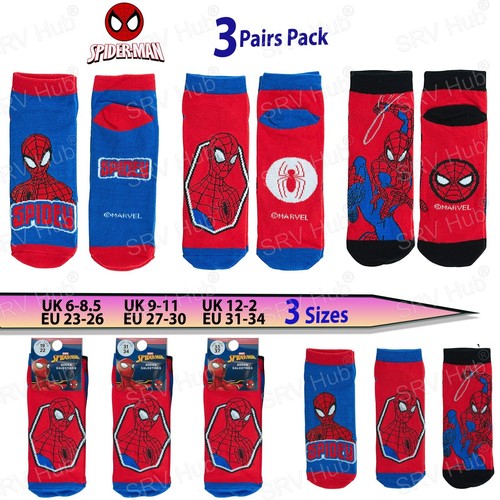 3pairs spiderman cartoon - cartoon, boys