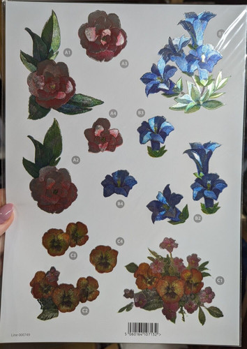 Craft die cut decoupage - craft, a4