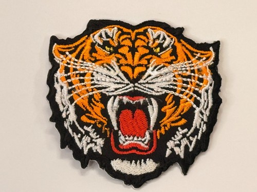 Tiger embroidered patch iron - tiger,