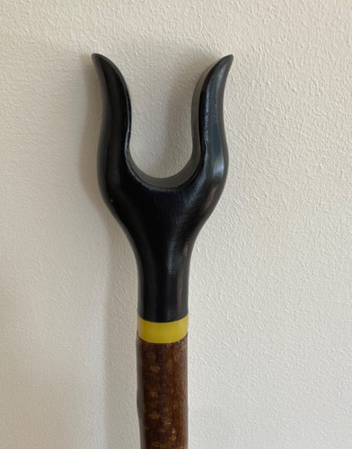Buffalo horn urn thumb - horn, stick