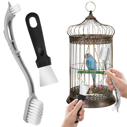 Bird cage cleaner with front - bird,
