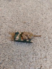 Rare Vintage 1989 Micro Machines KPT89 Military Metal Tank 1980s Diecast