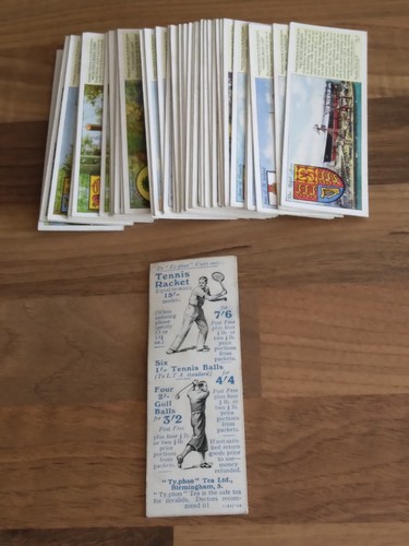 Old typhoo tea - old, cards