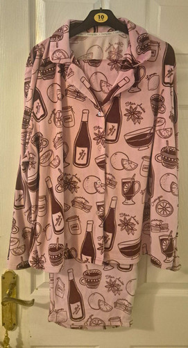 Women fleece pyjama - women’s, l