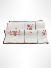 Vintage Embroidered Homespun