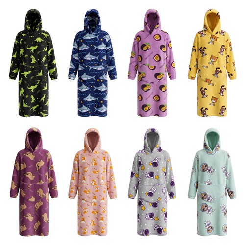 Unisex extra long - long, hooded