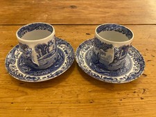 Spode Blue Italian Set of 2