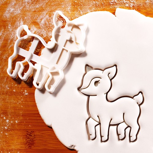 Baby deer cookie - baby, cutter