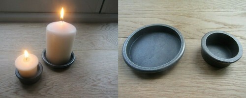 Tea light candle holders cast - light,
