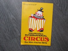 Kelvin Hall Carnival & International Circus Glasgow 1974 - 75 Jubilee Programme