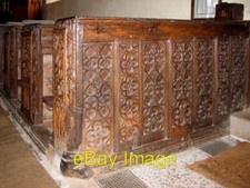 Photo 6x4 Oak pews in