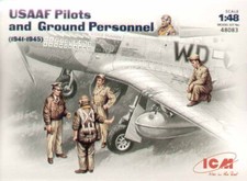 ICM 48083 USAAF Pilots/Ground