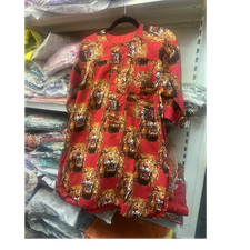 Men's Dashiki Red Traditional
