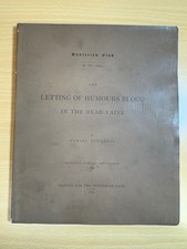 The Letting of Humours Blood