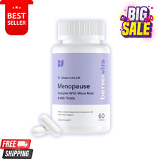Bettervits Menopause Complex With Maca Root & Milk Thistle 60 Capsules`