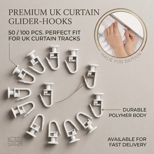 100pcs curtain track - 50/100pcs,