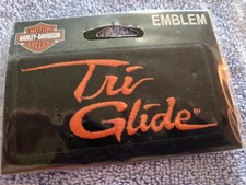 Harley-Davidson Trike Patch – Tri Glide Logo Iron-On/ Sew-On Free Shiping