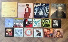 Vintage Vinyl Record Bundle Queen The Police Billy Ocean Dirty Cash & More