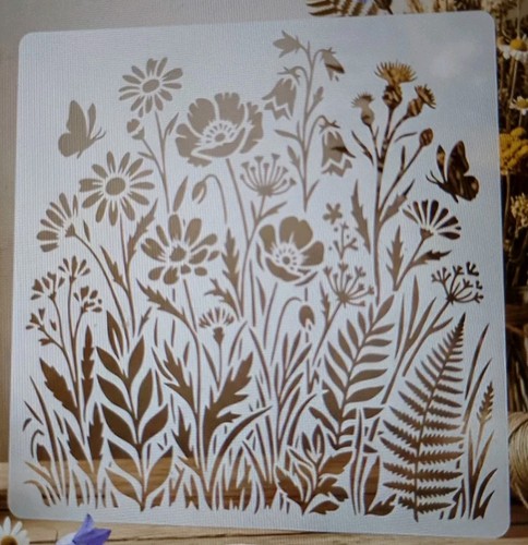 Large wild flowers design - flowers,
