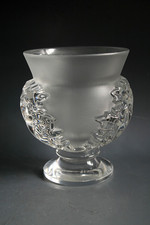 LALIQUE SAINT CLOUD GLASS VASE