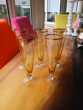 Vintage Champagne Flutes Glass