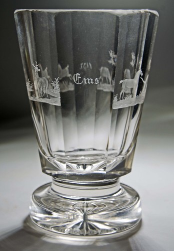 Engraved spa glass bad ems - engraved,