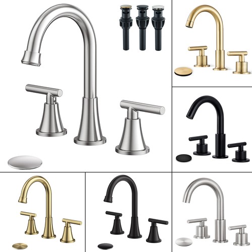 Widespread bathroom sink - bathroom,