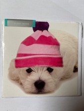 Westie dog birthday blank card