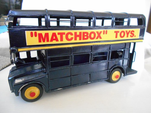 Tinplate bus matchbox toys - bus,
