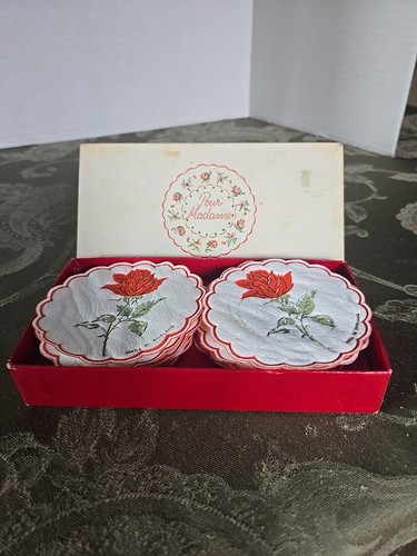 Vtg flowers paper - vtg,