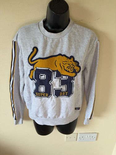Grey superdry sweatshirt size - superdry,