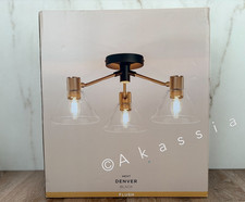 Next Brass Denver 3 Light