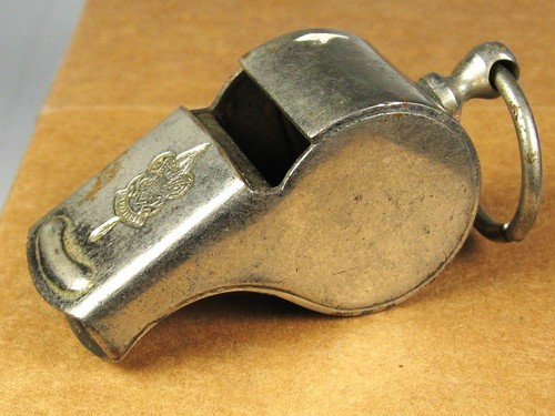 Vintage boy scout whistle - vintage,