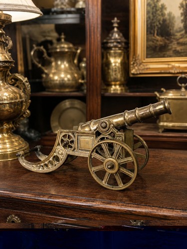 Large heavy antique brass - large,