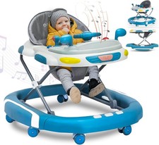 Baby Walker/Rocker Bouncer First Steps Push Along Activity Music Ride On Car UK