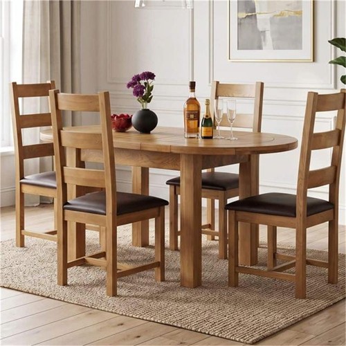 Solid oak small - small, extending