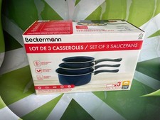 New 3pc Beckermann Saucepan