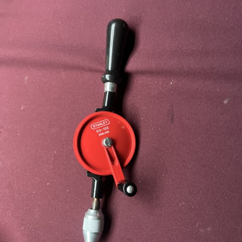 Vintage stanley hand drill - stanley,