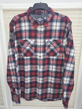 Mens Superdry 3XL XXXL Reds White And Blues Lumberjack Twill Shirt. Great Cond. 