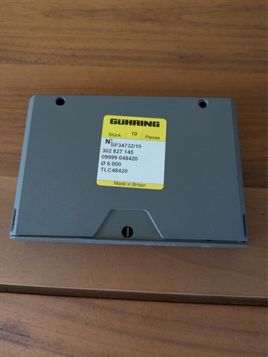 Guhring 6mm solid carbide end - carbide,