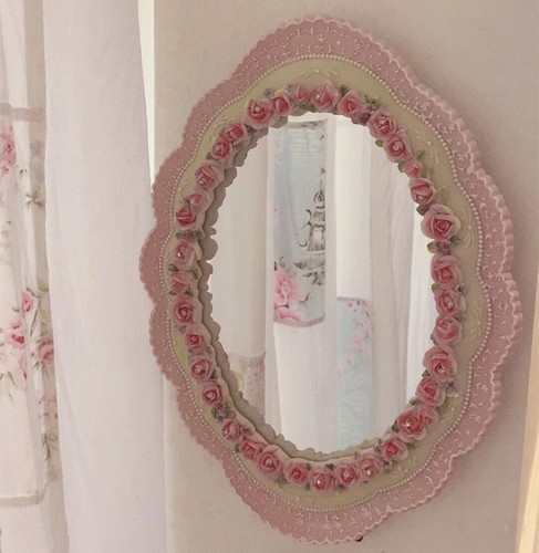 Vintage baroque desktop - desktop, mirror