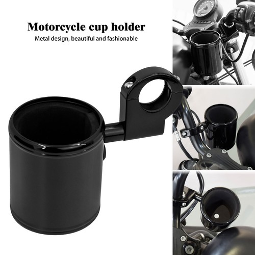 Motorcycle black cup holder - black,