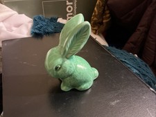 Sylvac Green Snub Nose Bunny