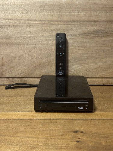 Nintendo wii black console - wii,