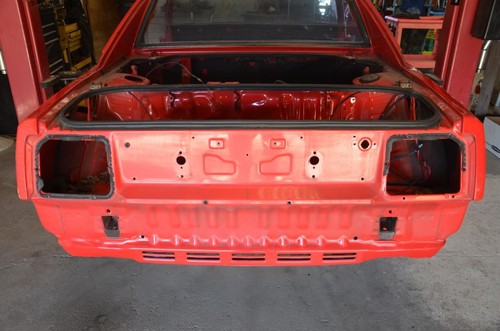 Rear tail finish panel cut - rear,