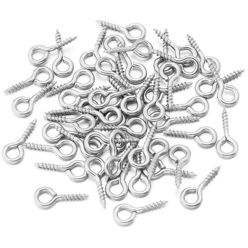 50pcs stainless steel eyepin - 50pcs,