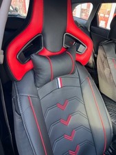 Sport Seat Headrest for Universal Car Racing Seat Pillow Plug&Play System Neck