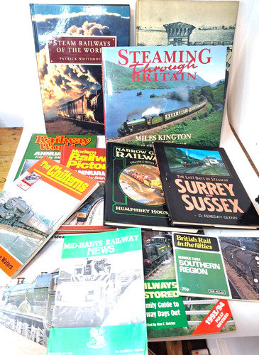12x steam railway books - 12x,