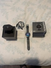 Garmin Epix Gen 2 Smartwatch Black Silicone Strap 47mm AMOLED Display